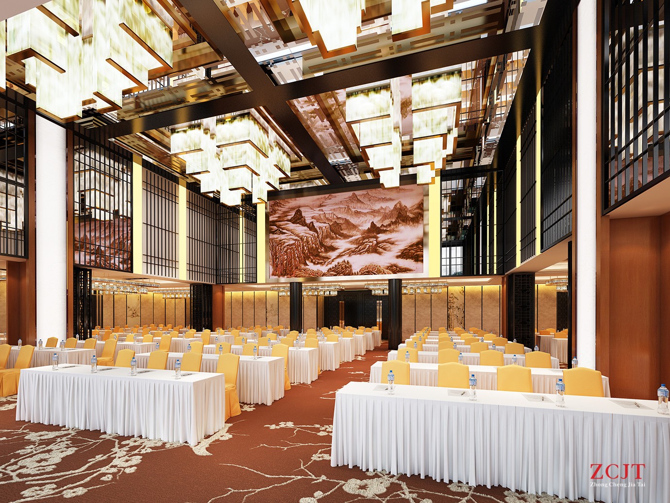 酒店会议顶部装饰