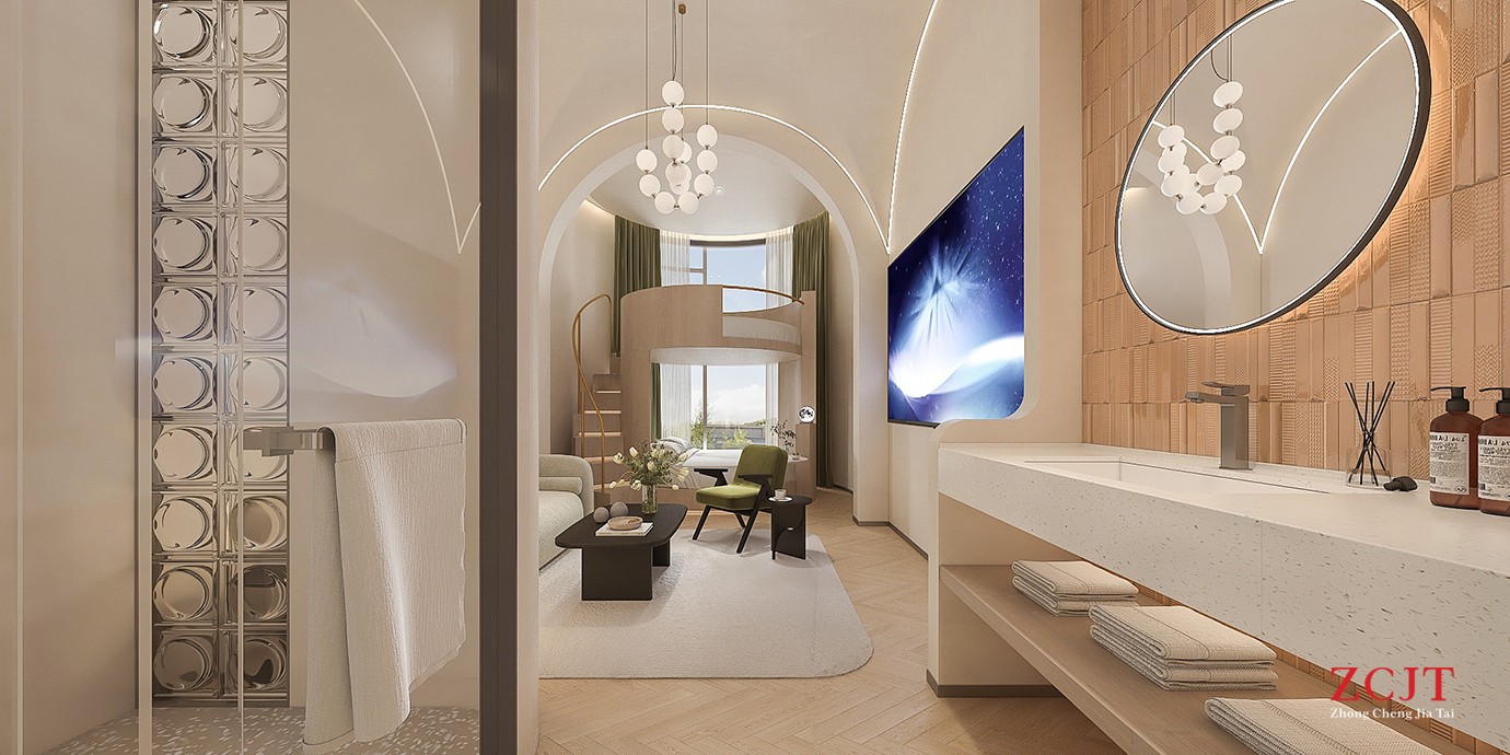 民宿洗漱区域设计